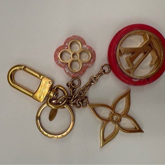 Louis Vuitton Pink and Gold Keychain - Picture 2 of 5